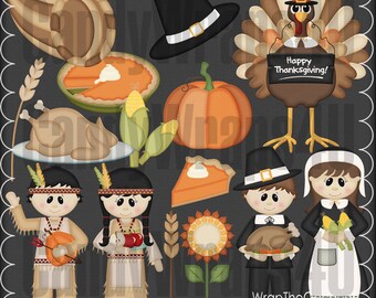 Clipart fête Thanksgiving