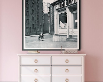 Strassen von Paris Heliogravüre 1930er Jahre - Vintage Paris Fotografie - Schwestern Kunst - Paris Kinderzimmer Kunst - Vintage französische Fotografie - Giclée Druck