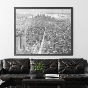 New York Skyline Art - Zoey Riley: kaart van Lower Manhattan - Sketch Art of New York - New York lijntekening - zwart-wit kunst New York