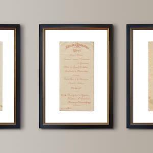 Menú francés #4 - 1911 Vintage French Brasserie Menu print - Decoración de restaurante francés - Decoración francesa - Arte francés