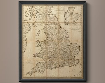 イギリス地図、イングランド地図、イギリス地図、ヨーロッパ古地図