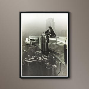 Impresión del edificio Chrysler: fotografía de Margaret Bourke-White - Arte del edificio Chrysler - Fotografía vintage de Nueva York - Circa 1929