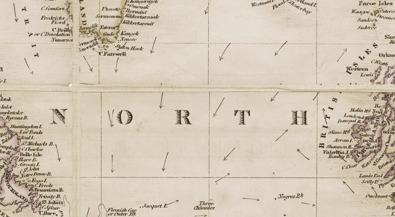 World Map Art : 1861 World Map Print Antique World Map - Etsy