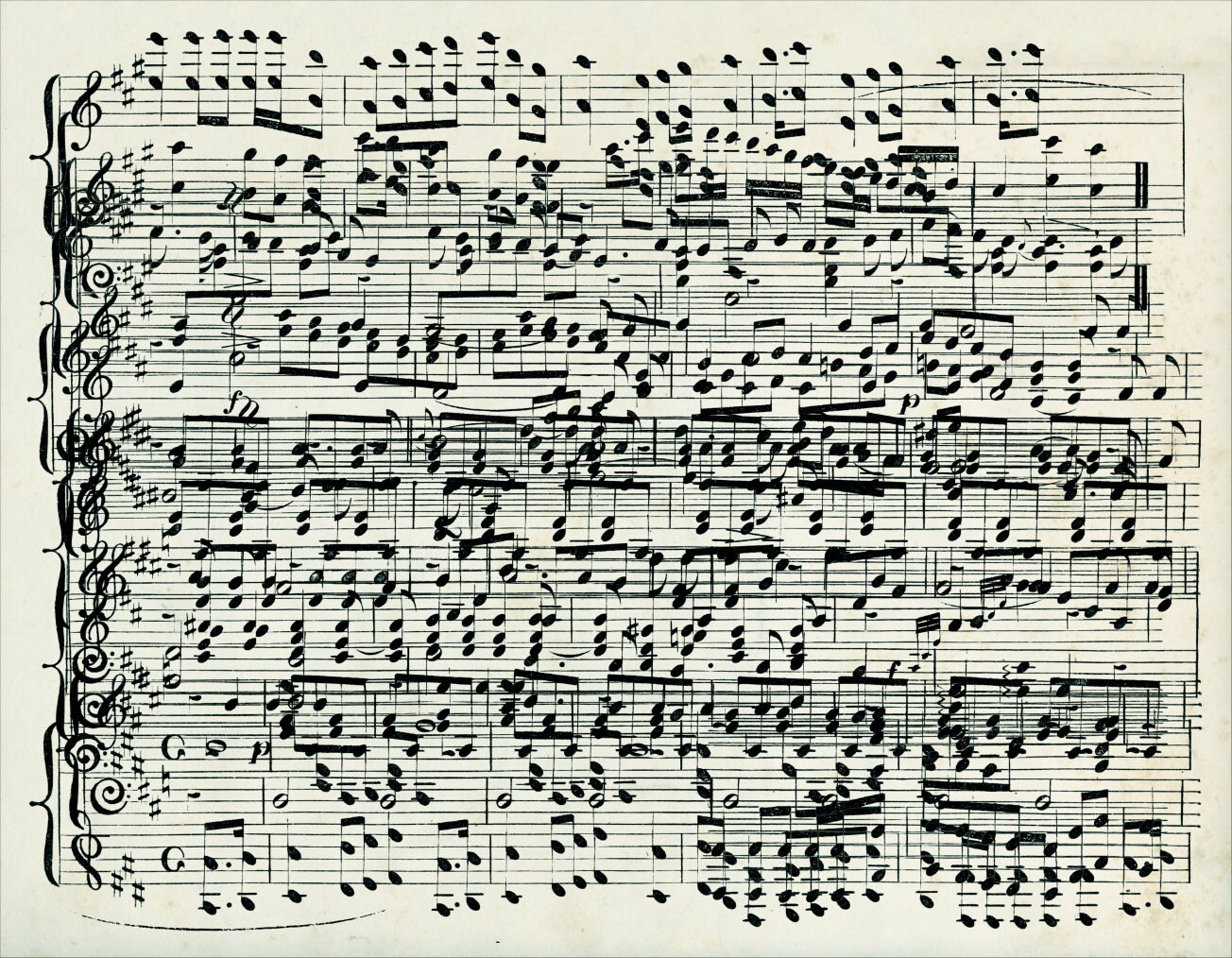 Sheet Music Art Vintage 1800s Tribute to Music Sheet Music Etsy