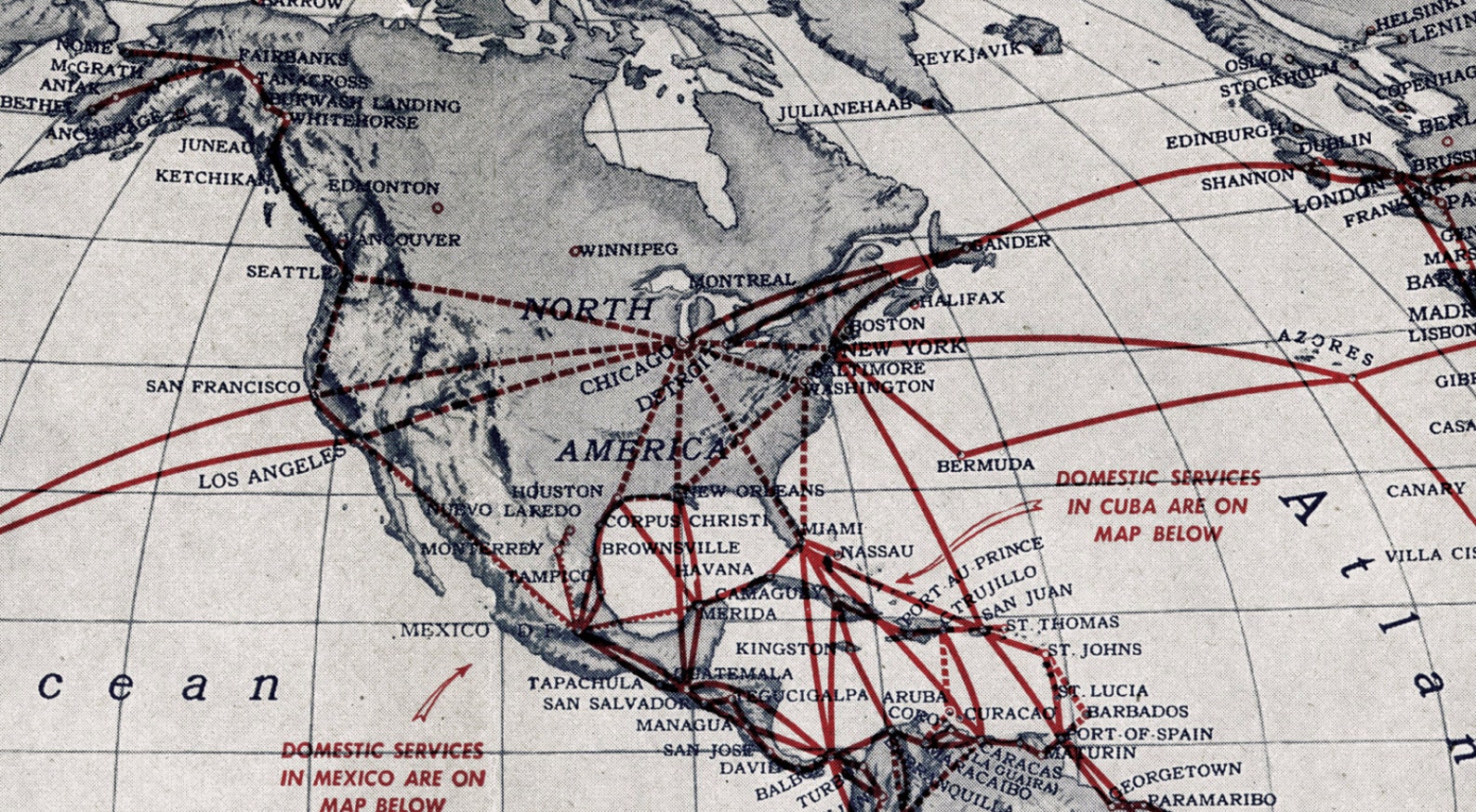 Map Of Pan Am Map Of Pan Am