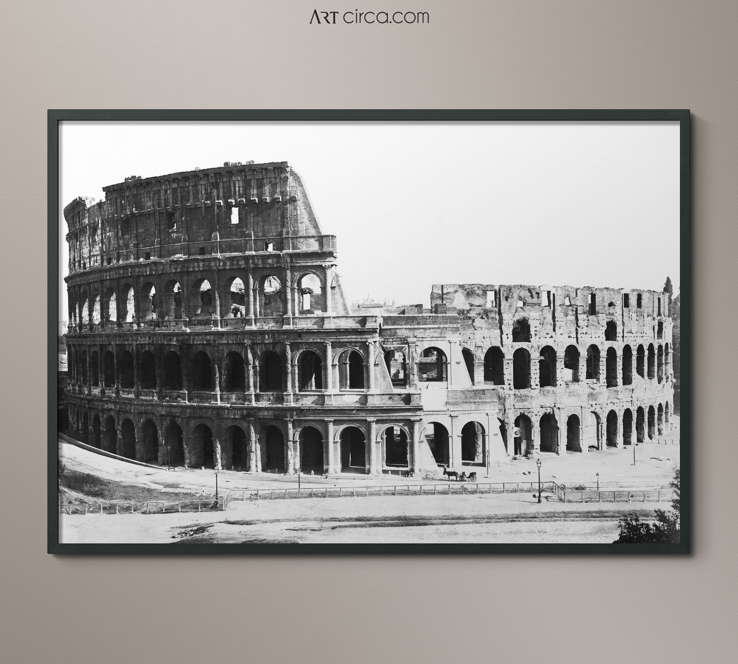 Vintage Coliseum Art : the Colosseum in Rome Photograph - Vintage Roman ...