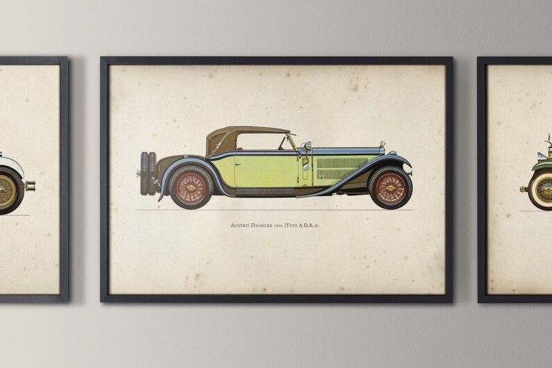 Nursery Car Art Vintage Car Print Nursery Decor Cars Art Etsy