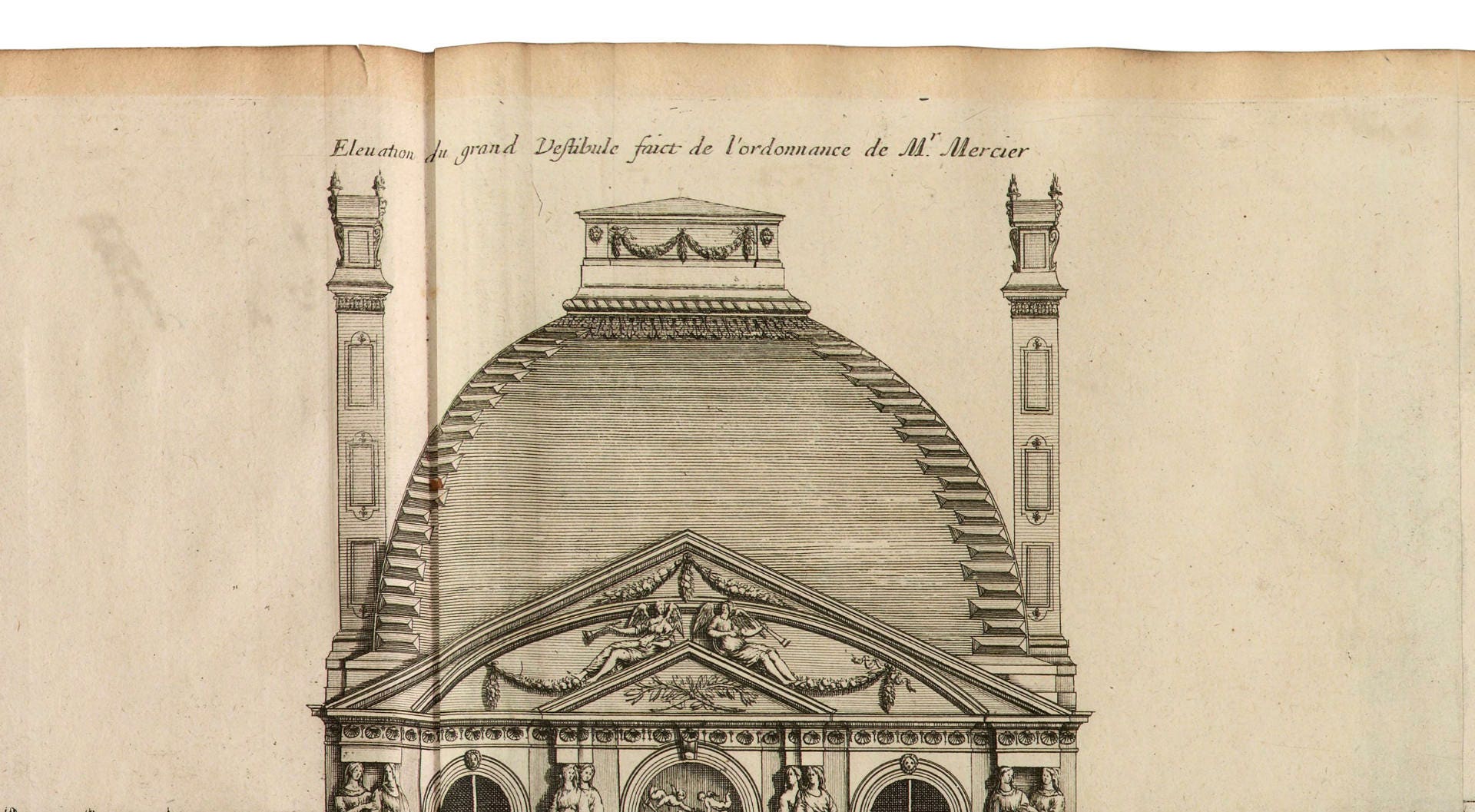 Paris Louvre Print : Circa 1756 Elevation of the Louvre - Etsy