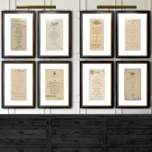 Menu français - impression de menu de brasserie française vintage - décoration de restaurant français - décoration française - collection vintage de brasseries françaises