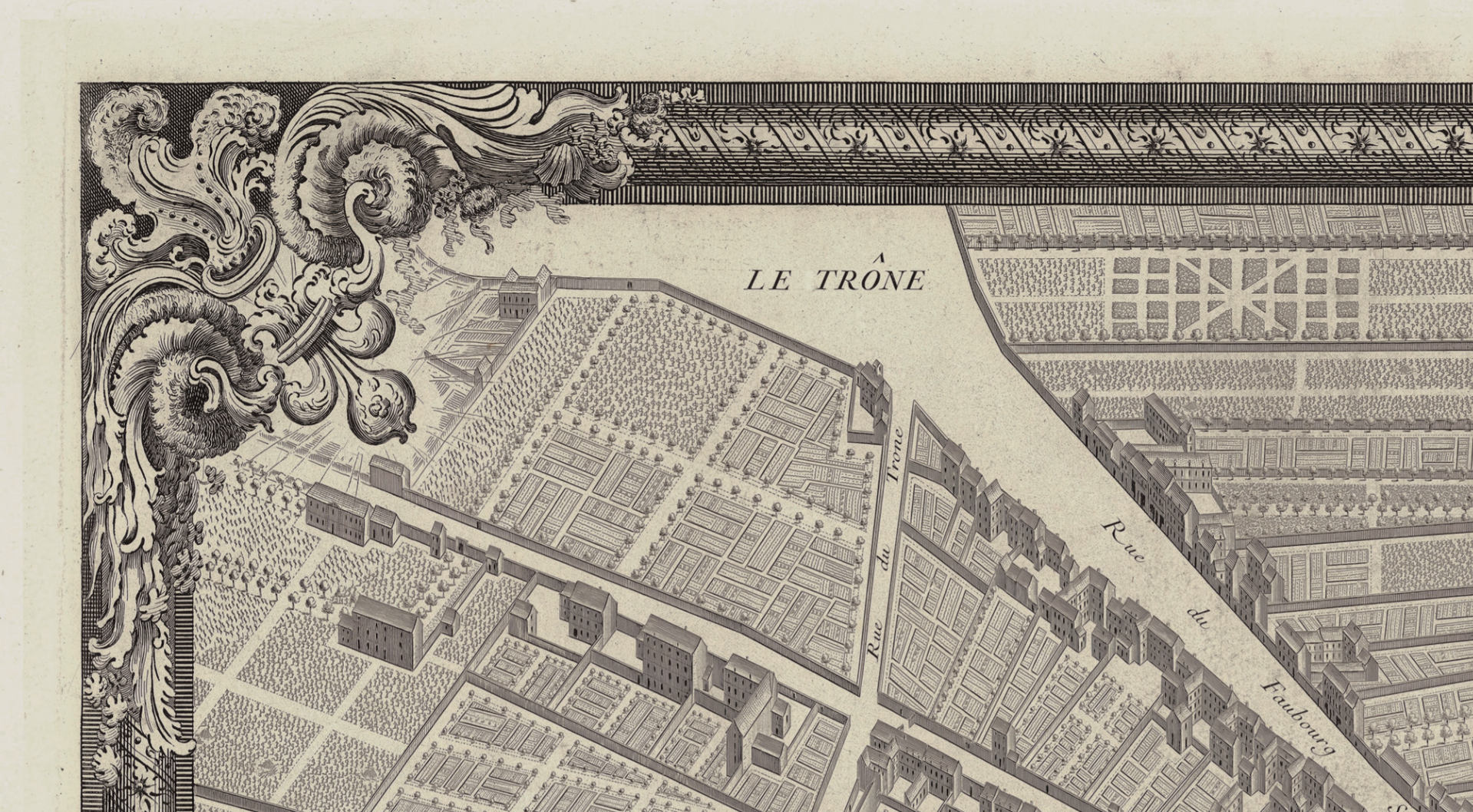 Paris Map - Turgot's 1739 Plan De Paris Map Panels : Paris Panel Map ...