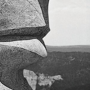 Abraham Lincoln Art : Americana Art - Mount Rushmore Print - President Art - Gutzon Borglum- Mount Rushmore Repair 1962 - Presidential Art image 6