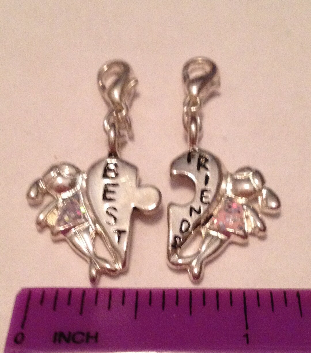 Best Friend Charm Set Etsy