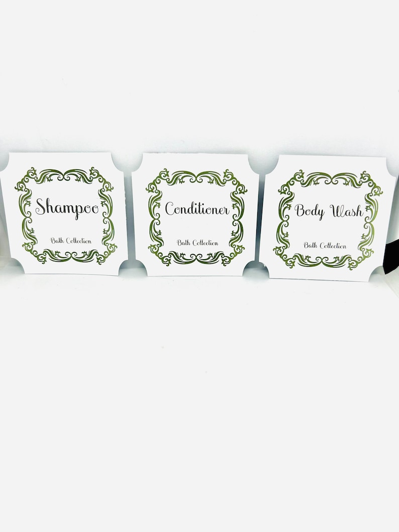 Shampoo, Conditioner & Body Wash Labels - Etsy