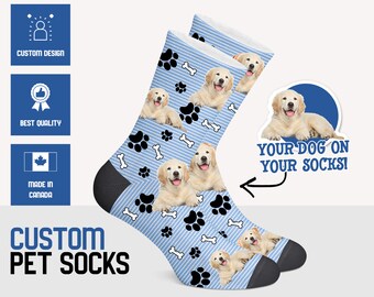 Pet Socks Custom Etsy
