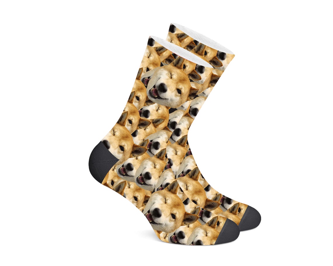 Custom Pet Overload Socks Personalized Pet Socks Custom Etsy