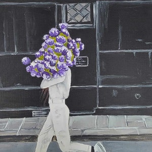 Original Painting - Messenger, oil painting