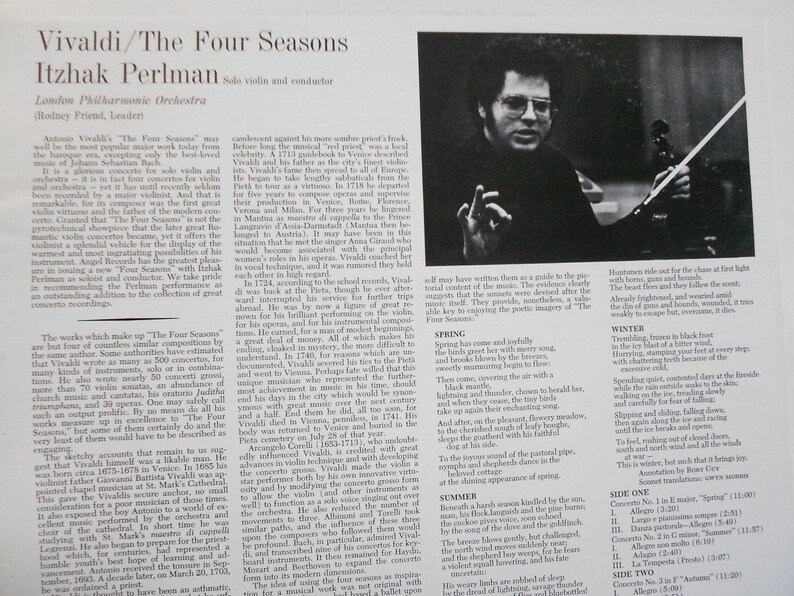 itzhak perlman vivaldi itzhak perlman vivaldi