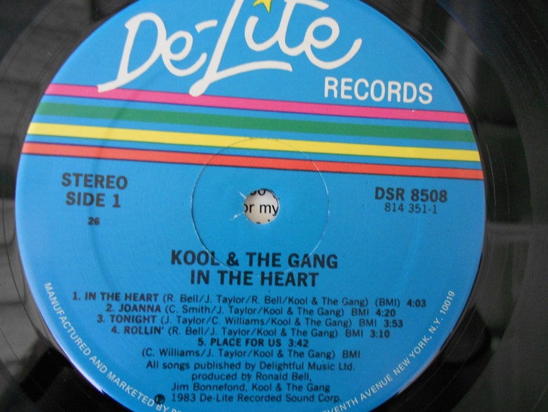 Kool and the Gang in the Heart Vinyl Record Etsy
