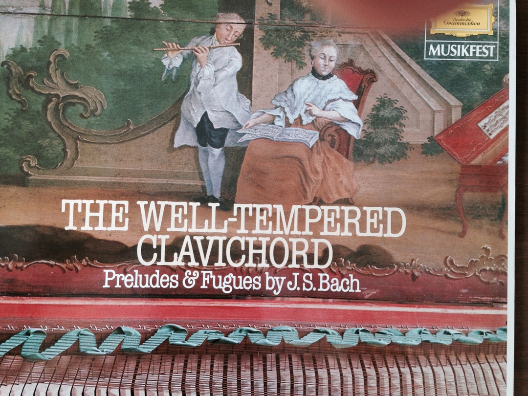 and　The　by　JS　Well-tempered　Etsy　Clavichord　preludes　Fugues　Bach
