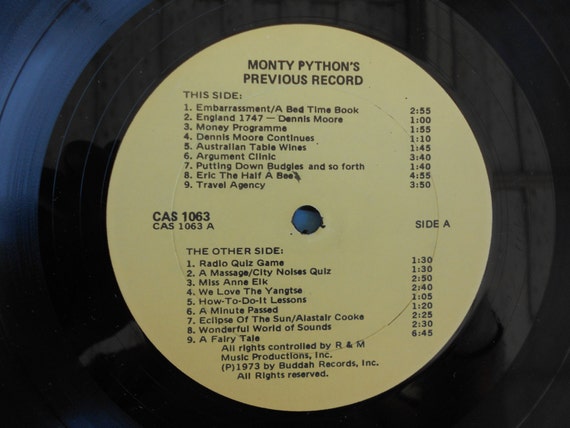 Previous Vinyl Record | Etsy