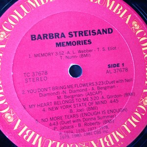 Disque vinyle Barbra Streisand souvenirs image 3