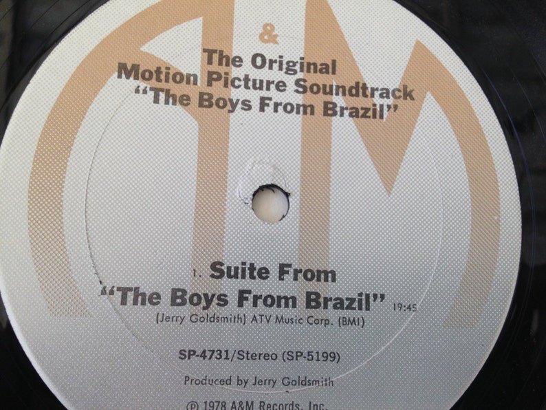 The Boys From Brazil Original Soundtrack vinyl record image 3