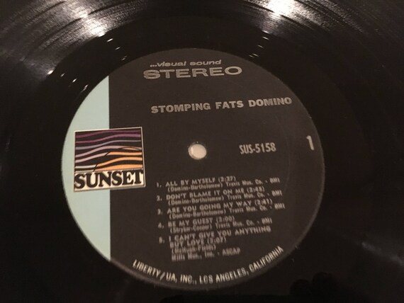 Fats Domino Stompin Vinyl Record Etsy Uk Fats Domino Stompin Vinyl Record Etsy Uk