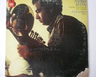 Asish Khan - Young Master of the Sarod; Alla Rakha on Tabla - vinyl record