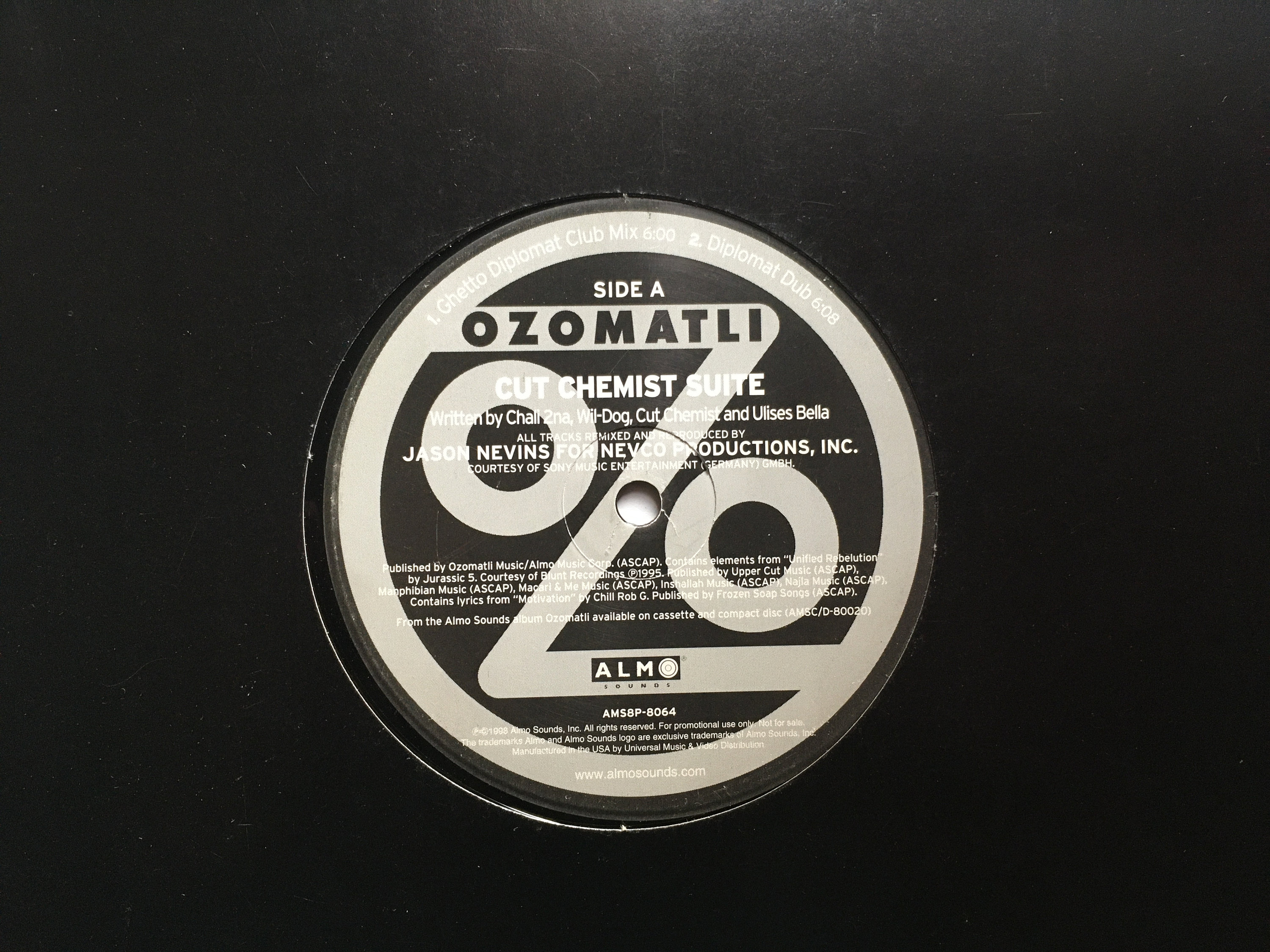Ozomatli Cut Chemist Suite 12 Single Vinyl Record Etsy UK