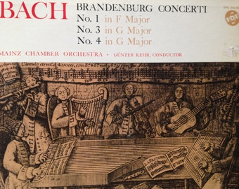 Bach Bradenburg Concerti - Gunter Kehr - conductor - vinyl record