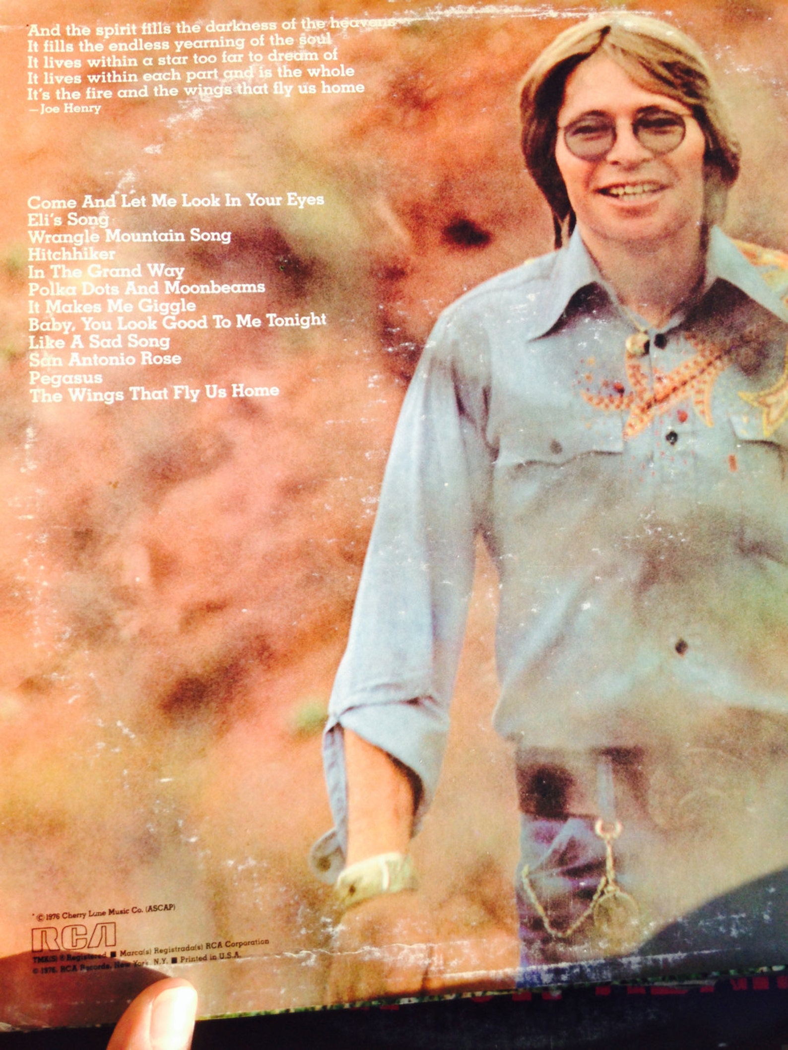 John Denver Spirit Vinyl Record Etsy