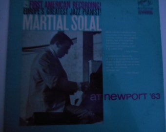 Martial Solal- Europes Greatest Jazz Pianist at Newport 1963- vinyl record