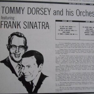 Tommy Dorsey and his Orchestra featuring Frank Sinatra vinyl record image 2