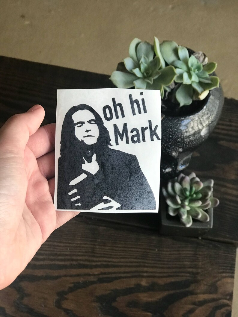 Tommy Wiseau vinyl decal The Room oh hi Mark Movie Quotes | Etsy