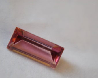 Pink Rubellite Tourmaline faceted crystal - Natural crystal - from Brazil - Fantastic Clarity - 3.74 ct - great medium Pink color