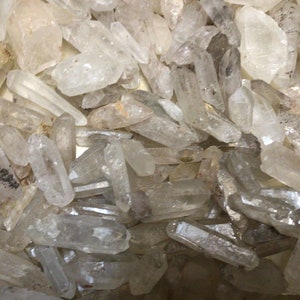 WHOLESALE LOT - 1 LB - Double Terminatedr Quartz Crystals - Natural crystals - Sapo Mine, Brazil - Bulk Lot - Dt