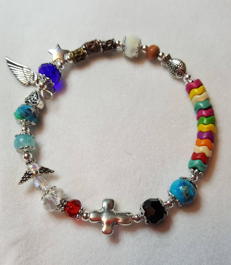 Story of Jesus Bracelet memory wire cuff Etsy