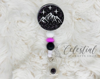 ACOTAR Inspired Badge Reel | Night Court Badge Reel | ACOTAR ID Holder | Velaris Badge Reel | Rhys Tattoo Badge | Acotar merch