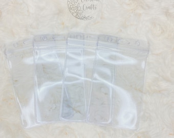 100 Bulk - Clear Vinyl ID Badge Holder - Free Shipping! - Vertical Plastic  Sleeve Protector for Name Cards by Specialist ID - Etsy