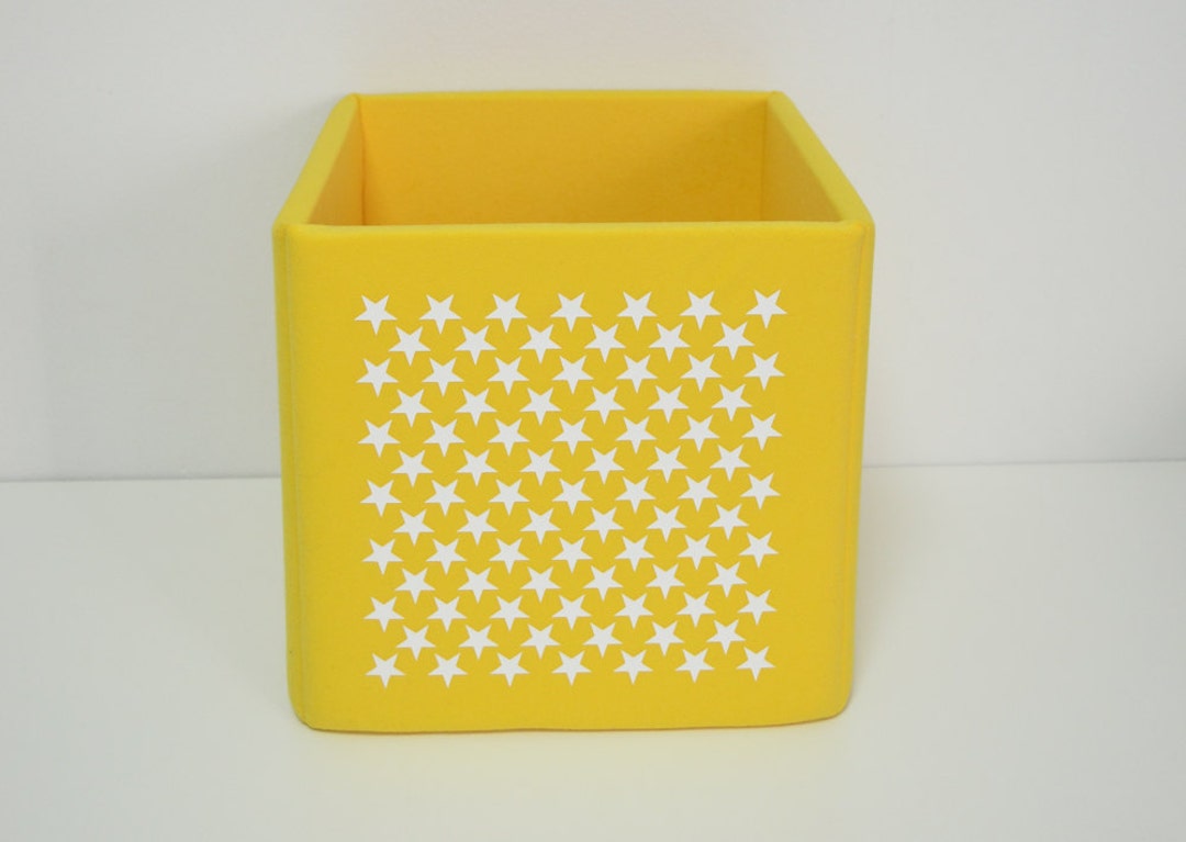 Yellow Toy Storage Bin Storage Modern Storage Kids Playroom