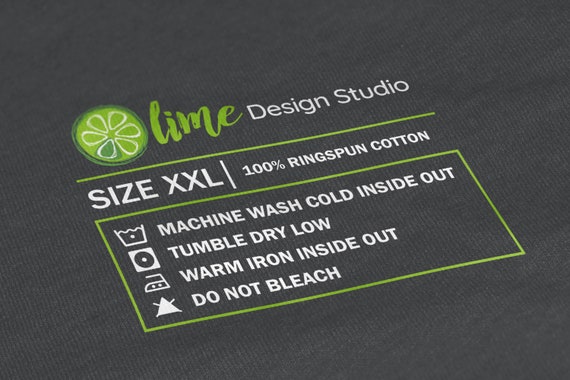 neck label t shirt