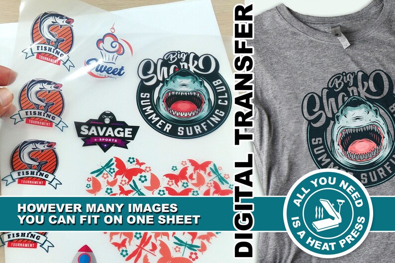 Heat Transfer Printed Heat Transfer Printed Transfers Etsy