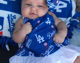 Los Angeles Dodgers Baby Dress
