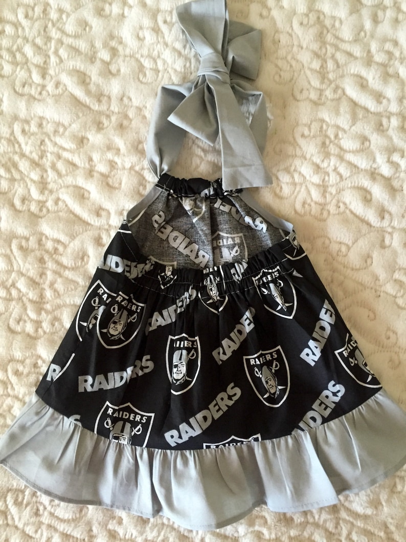 6 Months and 12 Months Oakland Raiders Baby Girl Summer Dress Size 3 Months