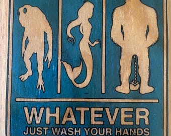 Bathroom Frogman Wall Decor