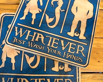 Bathroom Pirate Mermaid Bigfoot Wall Decor