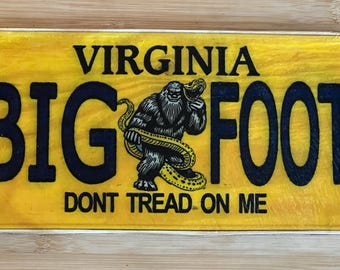 Virginia BIGFOOT Wall Decor