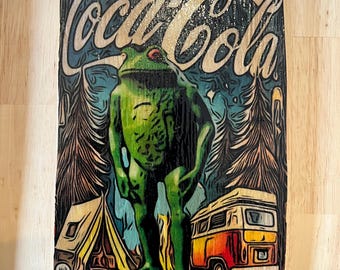 Frogman Coca-Cola Wall Decor