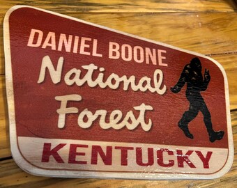 Bigfoot Daniel Boone National Forest Wall Decor