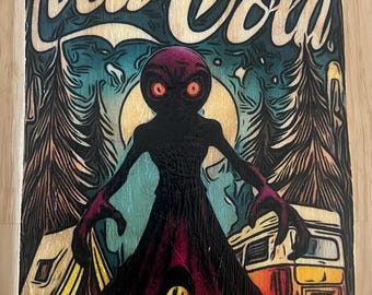 Flatwoods Monster Coca-Cola Wall Decor